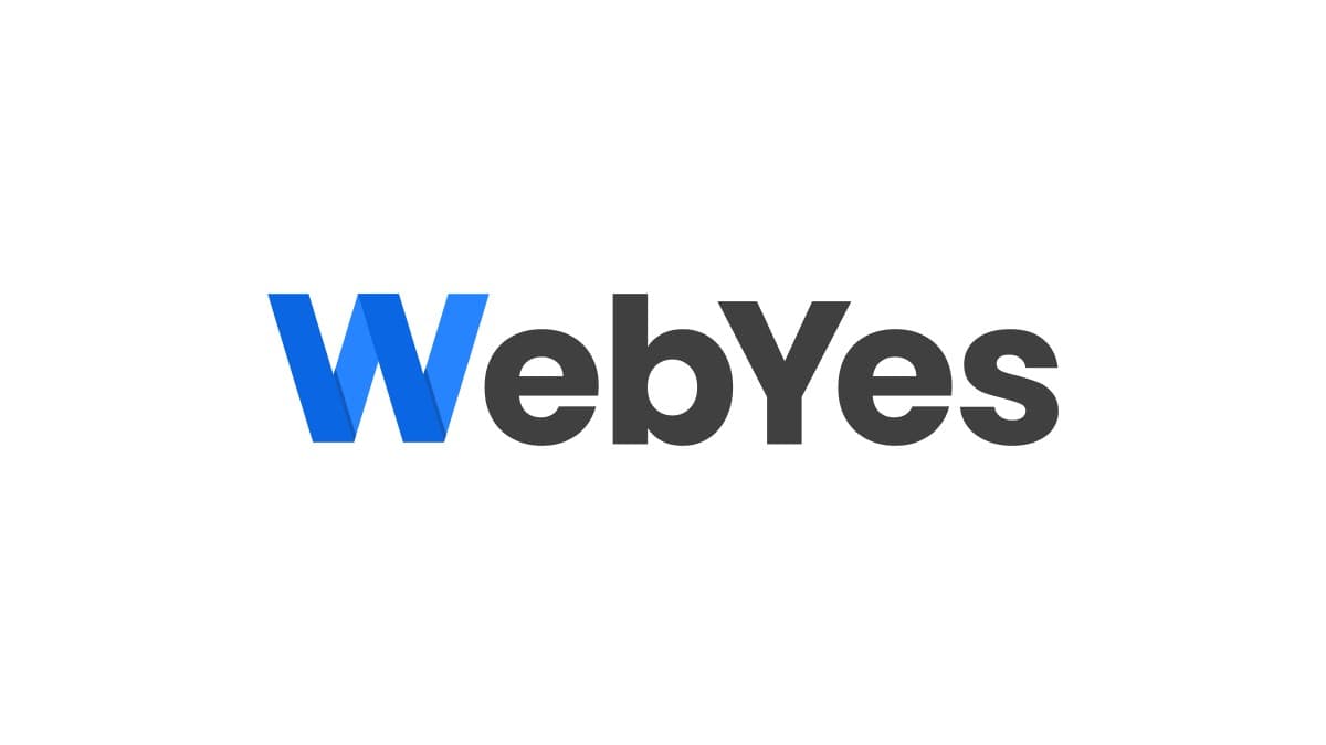 The WebYes logo